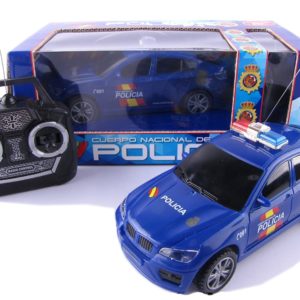 coche radiocontrol de la policía